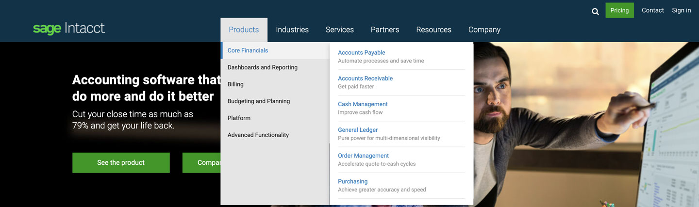 Sage Intacct new webinar Page 2019