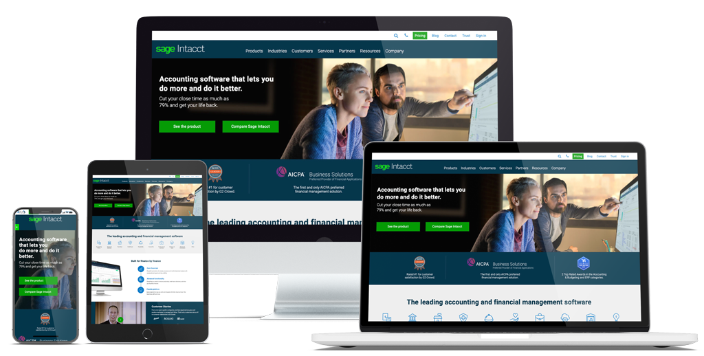 Sage Intacct Home Page 2019