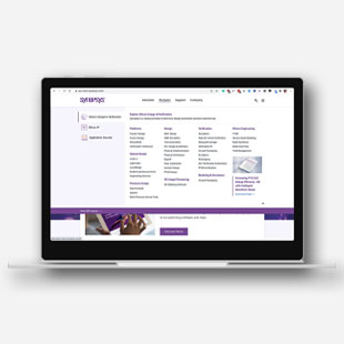 Synopsys main navigation 2022